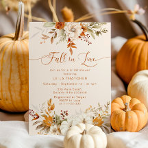 Queda no chá de panela de outono de Love terracott