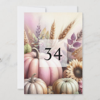 Convite Queda Pumpkins deixa aquarela texto caligrafia