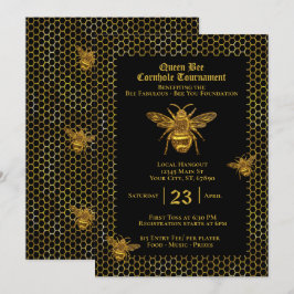 Convite Queen Bee Cornhole Tournaiser