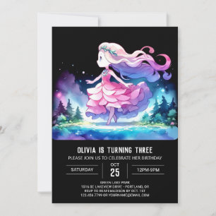 Convite Queen Boho Princess Birthday