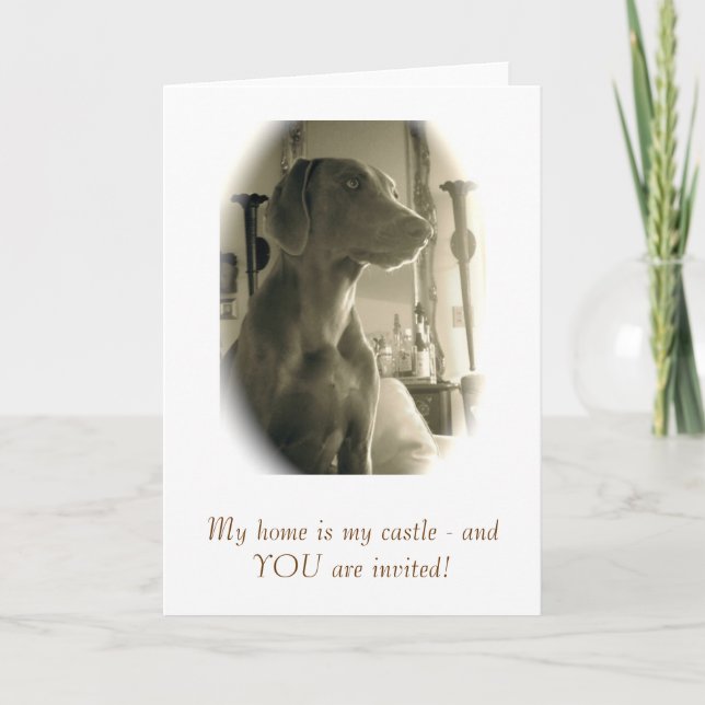 Convite Queen of the castle (Frente)