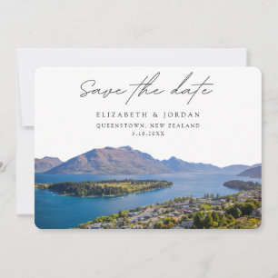 Convite Queenstown Wedding Nova Zelândia Salvar Data