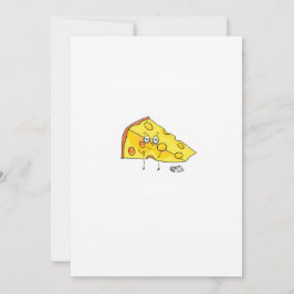 Convite Queijo personalizado. Maduro. aniversário