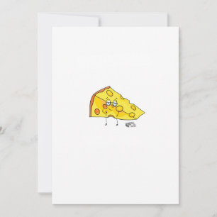 Convite Queijo personalizado. Maduro. aniversário