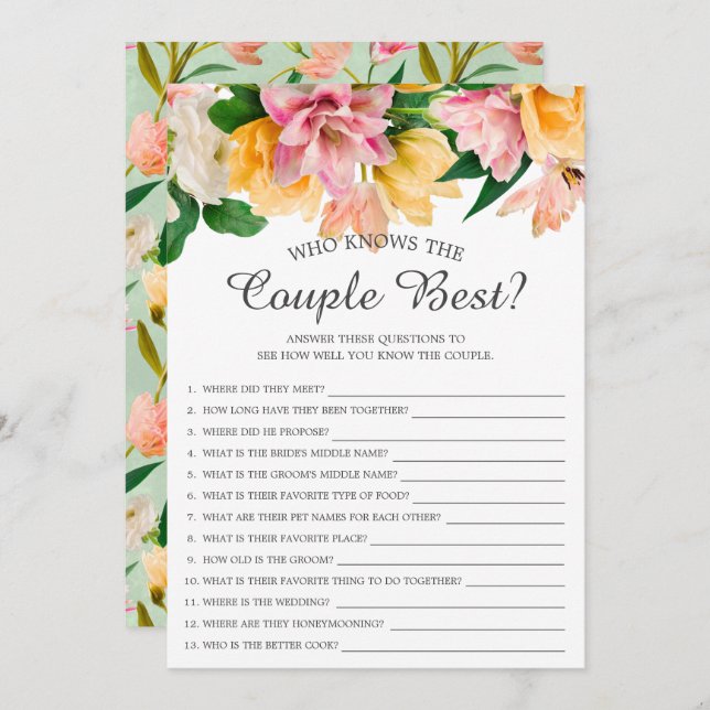 Convite Quem conhece o melhor Chá de panela do evento (Frente/Verso)