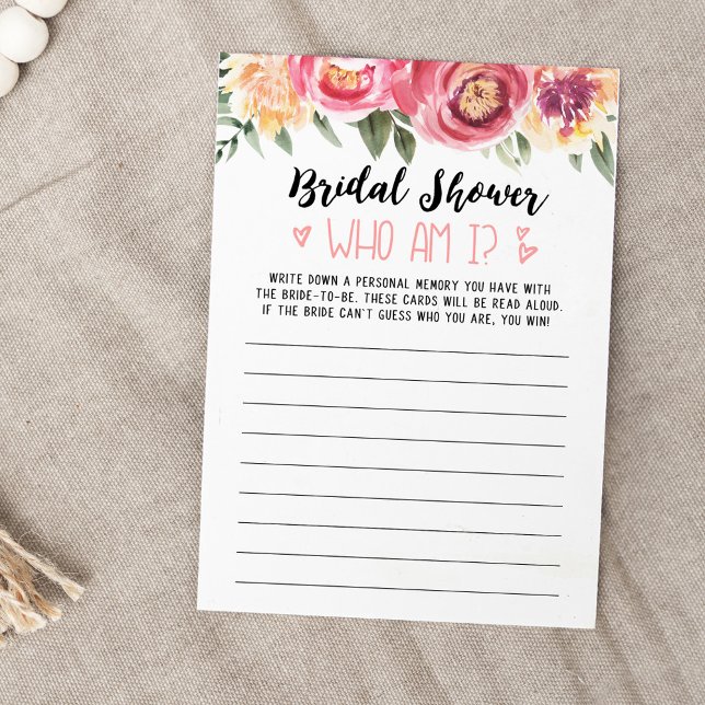 Convite Quem sou eu Chá de panela ou Hen Party (Criador carregado)