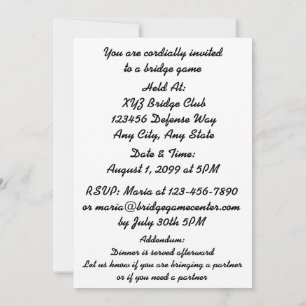 Convite Queria Um Bom Parceiro De Ponte Quatro Conjuntos D