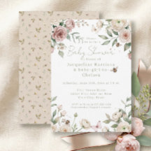 Querida Bebê Menina para Abelha Rosa Floral Rosa e