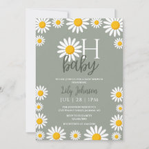 Querida Daisy Gênero Chá de fraldas neutro