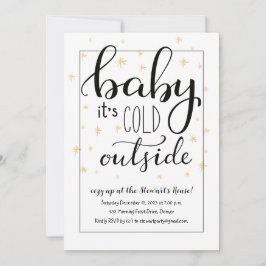 Convite Querida, é fria fora da festa de Natal
