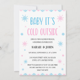 Convite Querida, é fria fora da revelação do gênero