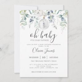 Convite Querida, é frio fora do Chá de fraldas.