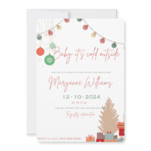 Querida, está frio fora do chá de fraldas