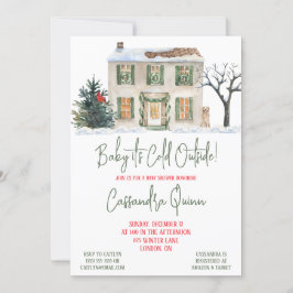 Convite Querida, está frio lá fora, Chá de fraldas de inve