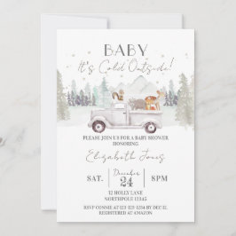 Convite Querida, está frio lá fora, Chá de fraldas de inve
