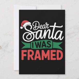Convite Querido Papai Noel Fui Incriminado Natal Travesso
