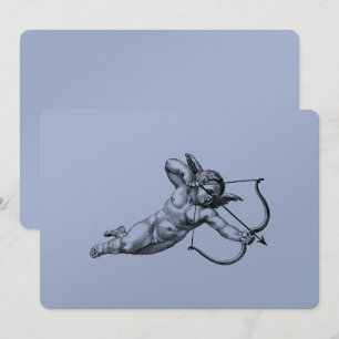 Convite Querubim Amor Vintage