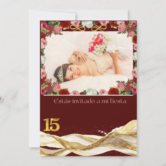 Convite Quince anosInvitation (Frente)