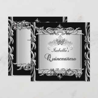 Convite Quinceanera Aniversário de 15 Anos Borboletas Prat