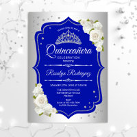 Quinceanera - Azul Real Prateado
