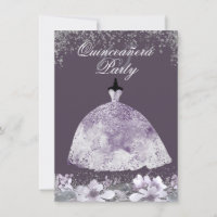 Quinceanera Convidada Para O Vestido Roxo