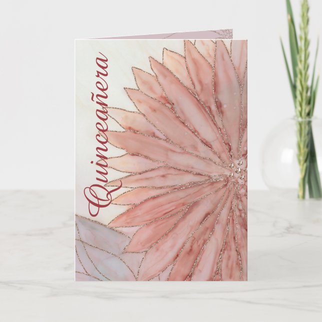 Convite Quinceanera Dobrou a Festa de aniversário 15 (Frente)