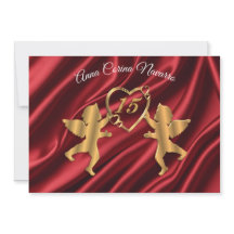 Quinceanera Dourado cupids para 15 de aniversário