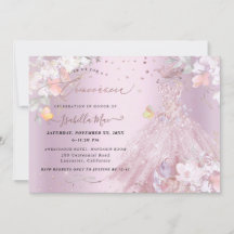 Quinceanera Dusty Rosa Glitter Gown Ervilhas doces