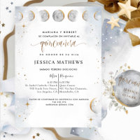 Quinceañera espanhola, Dourada, Prata Branca Celes