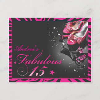 Convite Quinceañera fabuloso!