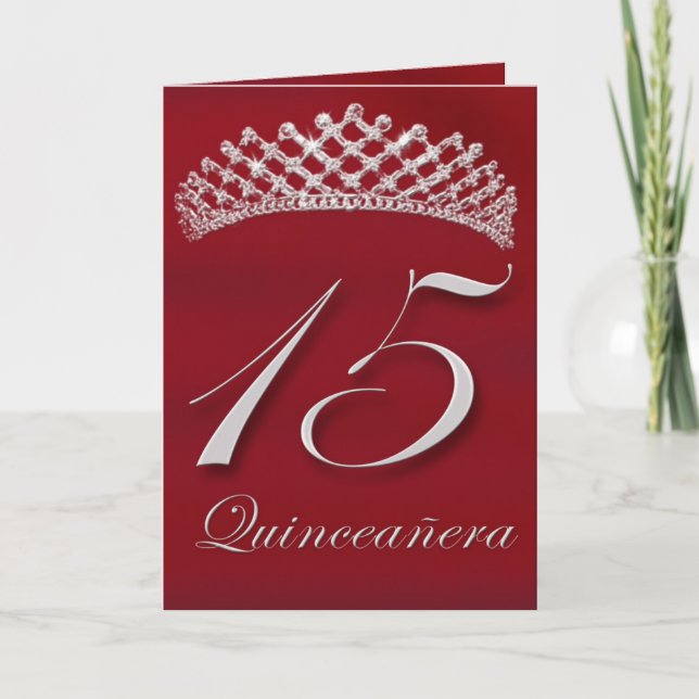 Convite Quinceañera for the 15th birthday (Frente)