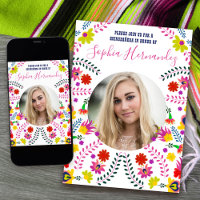 Quinceanera Foto do Partido Fiesta Mexicano White