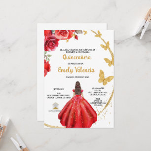 Convite Quinceañera invitación en español