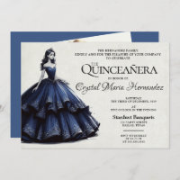 Quinceañera marinho Azul