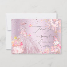 Quinceanera Obrigado Dusty Rosa Glitter Gown