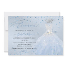 Quinceanera Silver Blue Quinceanera