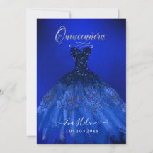 Quinceañera, Sparkle Gown, Blue Elétrico