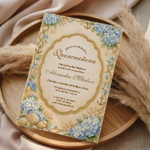 Quinceañera Vintage Costeira de Hortênsias