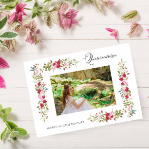 Convite Quinceañera Whimsics Espanhola