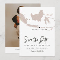 QUINN INDONESIA Blush Pink Map Foto Salvar Data