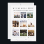 Convite Quinn Onde Eles Estavam Férias No Jogo De Foto<br><div class="desc">Este chá de panela onde eles jogaram fotos é um jogo interativo divertido. O jogo pode ser personalizado adicionando fotos de suas férias. Para obter melhores resultados,  recorte suas imagens em um quadrado antes de carregar no Zazzle. Para personalização mais avançada deste design,  basta selecionar o botão "Personalizar" acima.</div>