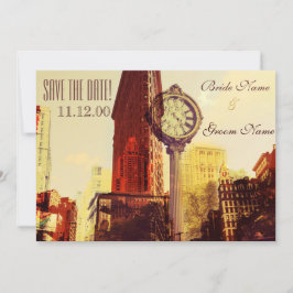 Convite Quinta Avenida de Nova York retrô