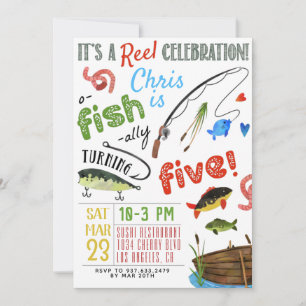 Convite Quinto Aniversário de Pesca