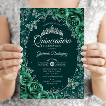 Quinze Anos Verde Esmeralda Prata