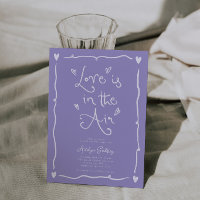 Quirky Amor Está No Ar Chuva de Presentes Lilás