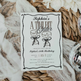 Convite Quirky Tini Bit Older Espresso Martini Birthday