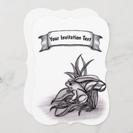 Convite Rã, adicione seu texto