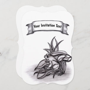 Convite Rã, adicione seu texto