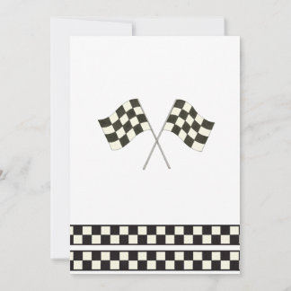 Convite Race Car Birthday Invitation