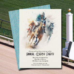 Convite Race Hormones Derby Party